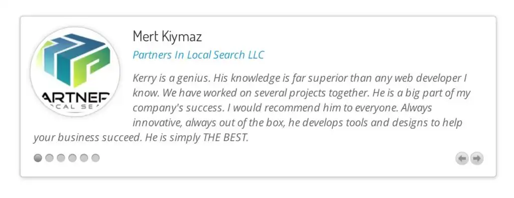 Testimonial Slider using Styled FeaturedCircles