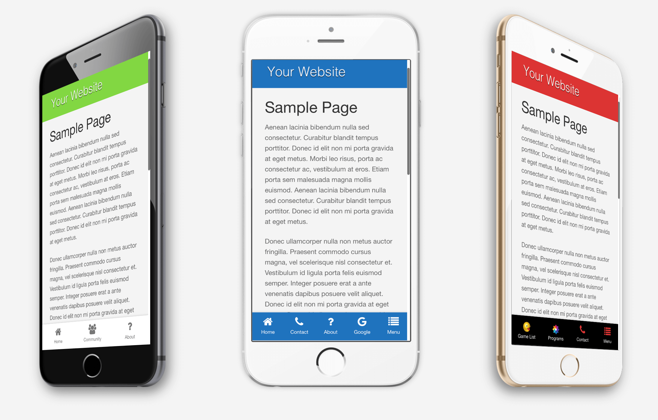 Wordpress shop mobile menu